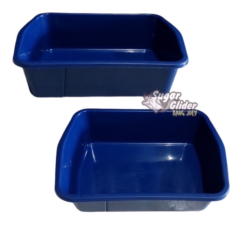 CAT LITTER BOX BAK PASIR TEMPAT PASIR KOYORAN POOP HEWAN BASKOM UK BESAR ( L ) P43 KUCING ANJING