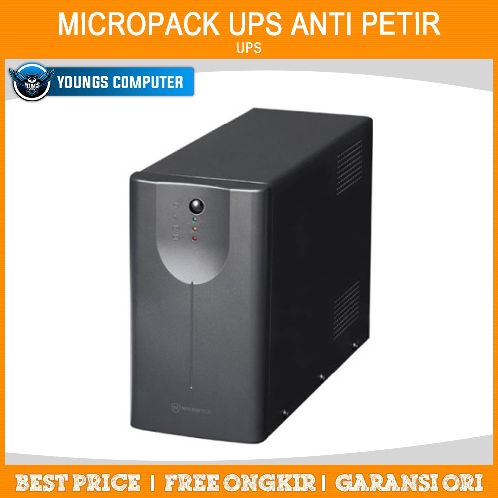 Micropack UPS Anti petir 1200VA / 720WATT Battery 7 Ah (MFU-1200)