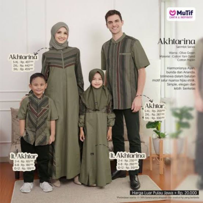 SARIMBIT MUTIF AKHTARINA OLIVE GREEN