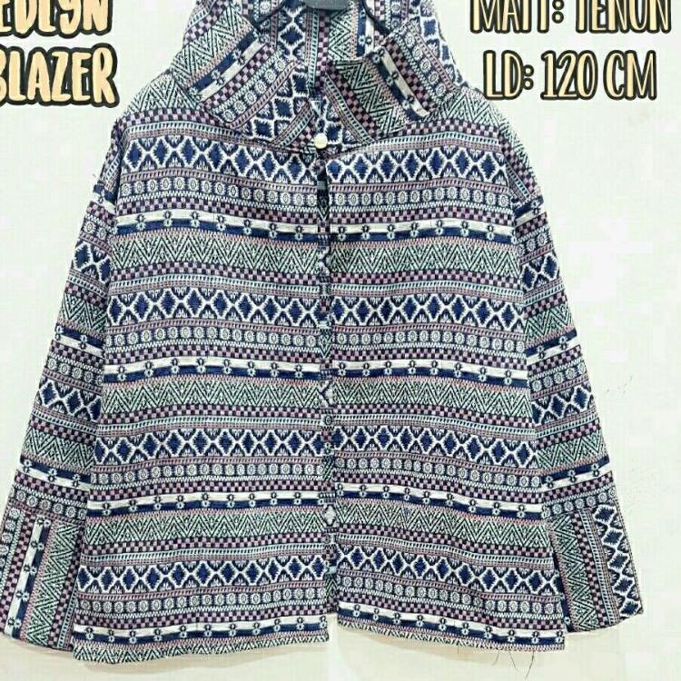 Tren Terbaru Outer Blazer Songket Tenun Batik