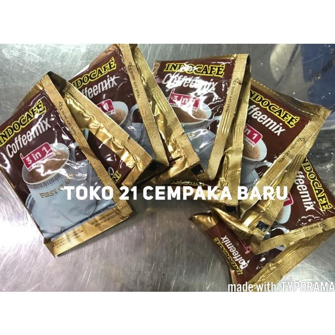 

[BISA COD] Indocafe Mix 1 Renceng isi 10 Sachet | Coffee Kopi 3in1 3 in 1 Promo