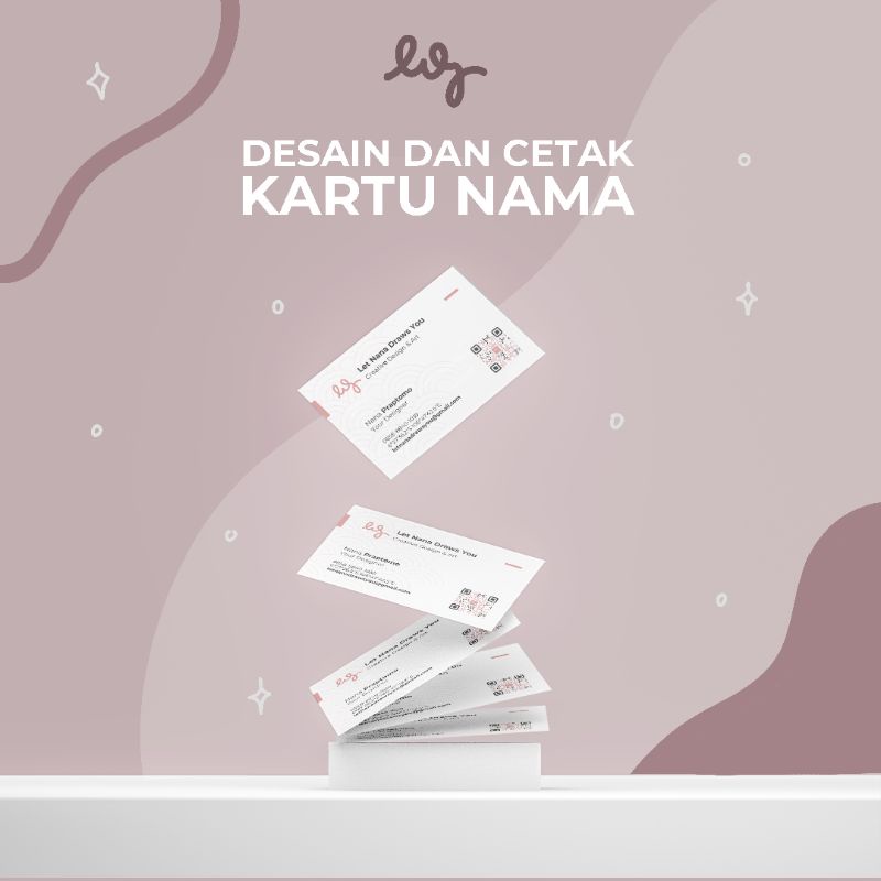 

KARTU NAMA/Business Card (Custom design + Cetak Jadi + Box)
