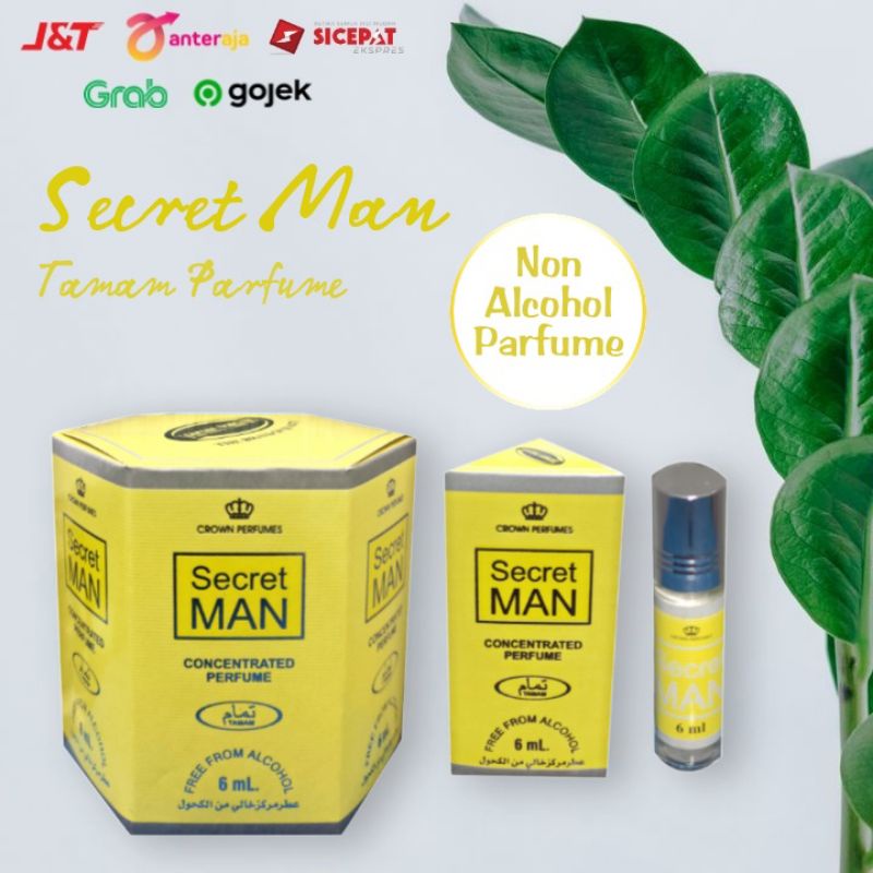 Parfum roll on 6ml Aroma SECRET MAN - TAMAM Parfum secret man non alkohol