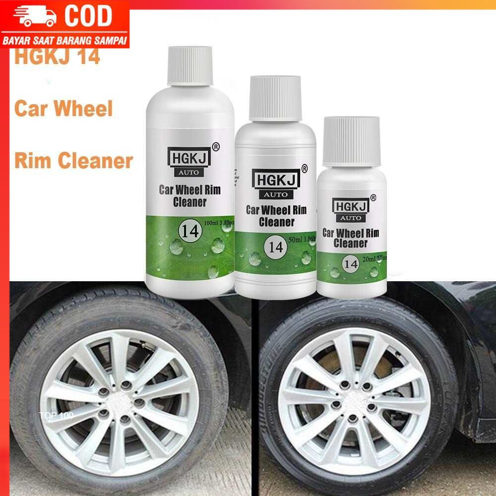 ( 100% BARANG ORI ) HGKJ Cairan Pembersih Velg Mobil Car Wheel Rim Cleaner 20ml - HGKJ-14