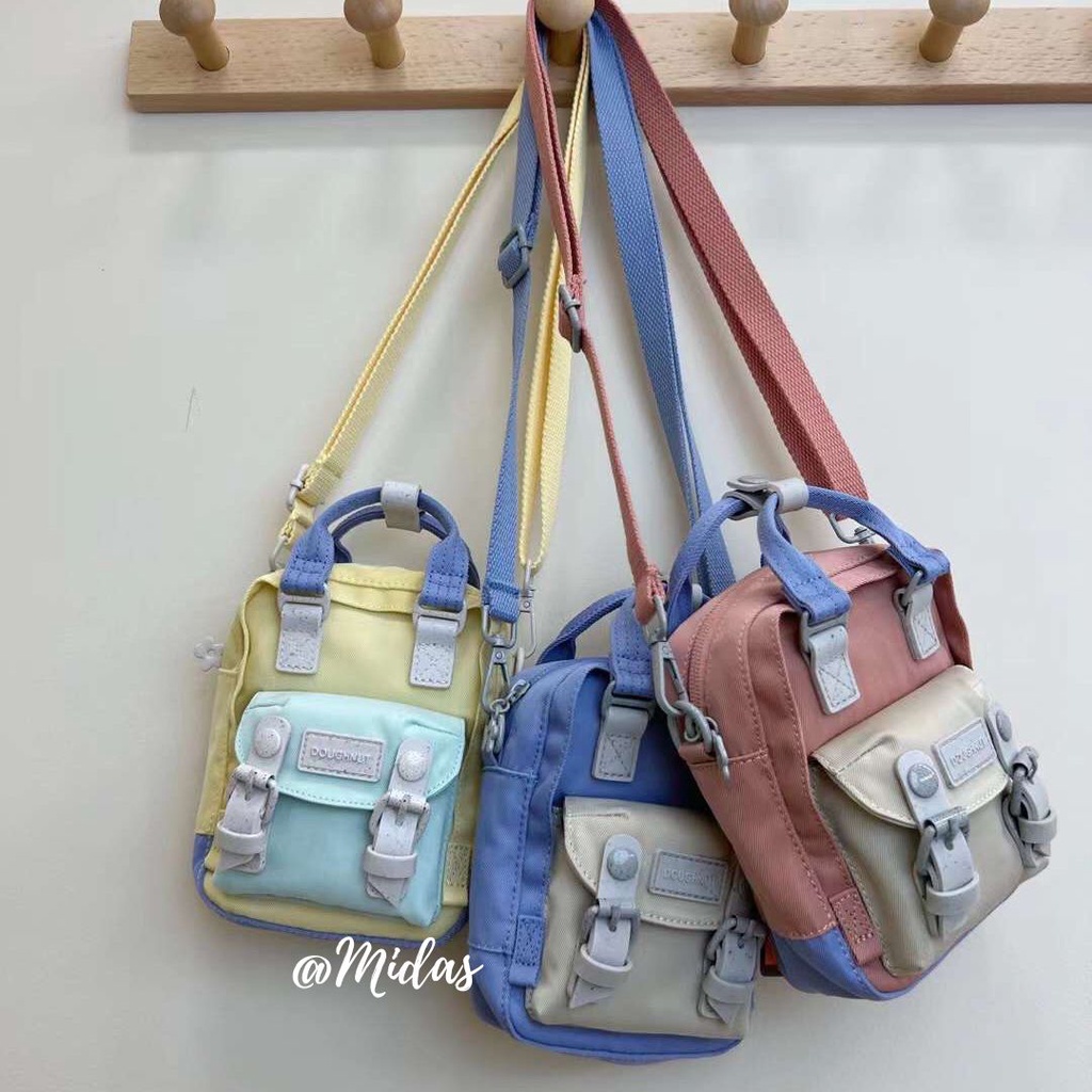 7.7 BIG SALE !! TAS SLINGBAG / TAS SELEMPANG DOUGHNUT MACAROON TINY MONET SERIES