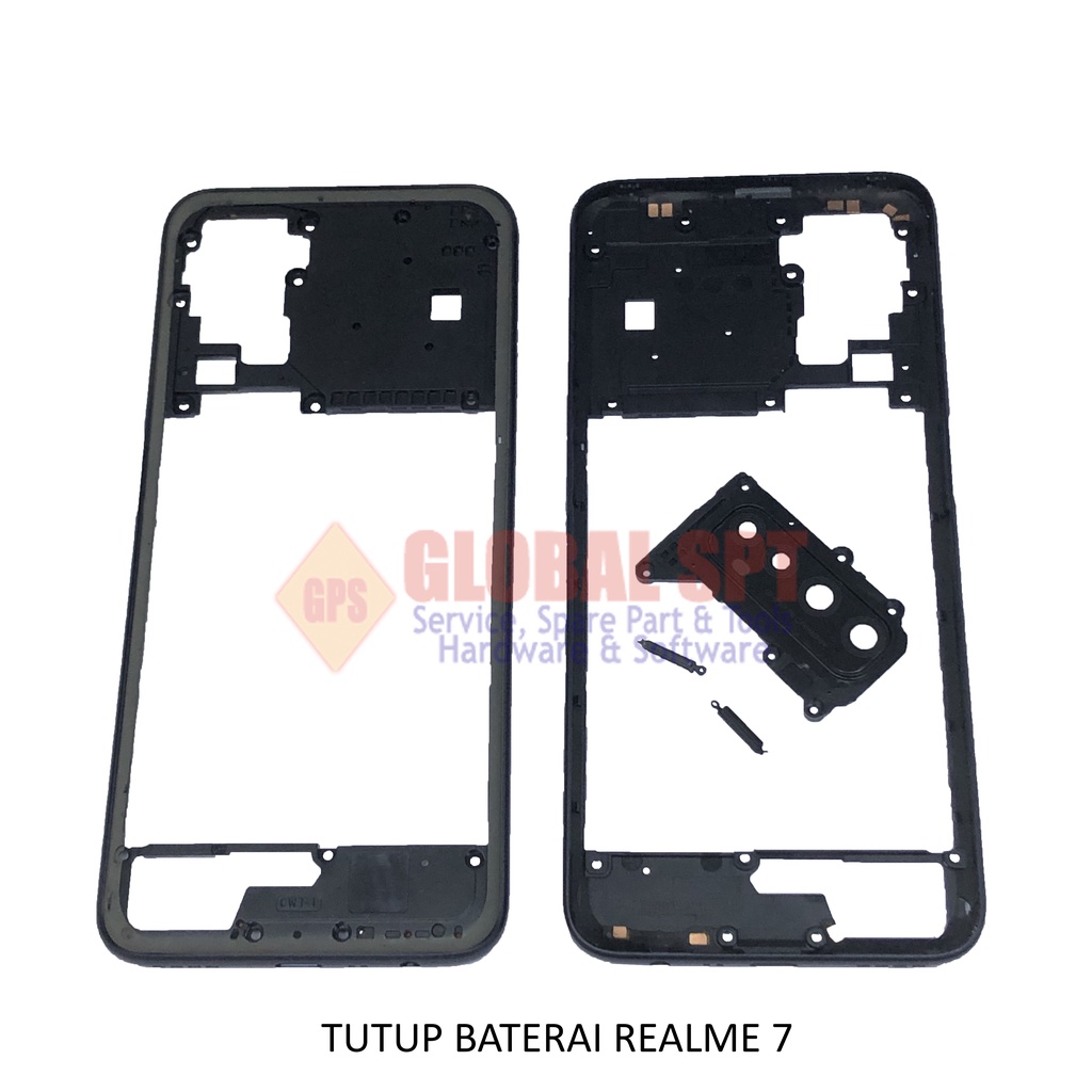 TUTUP BATERAI REALME 7 / TUTUP BATRE / BEZEL BATERAI
