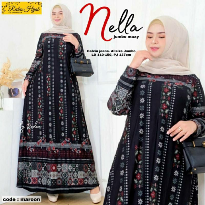 Nella Maxy jumbo/maxy wanita jumbo/Calvinjeans jumbo