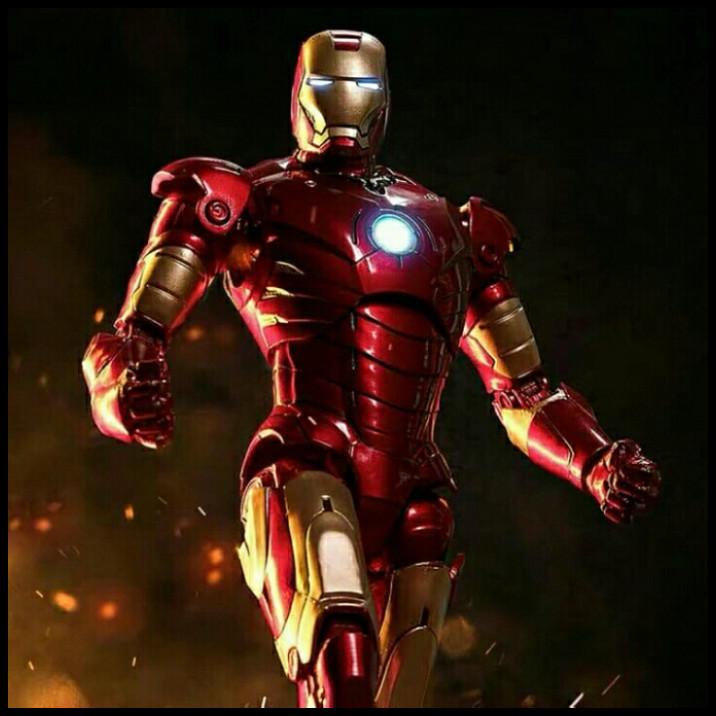 Zd Toys Marvel Avengers Ironman Iron Man Mark 3 Led Action Figure