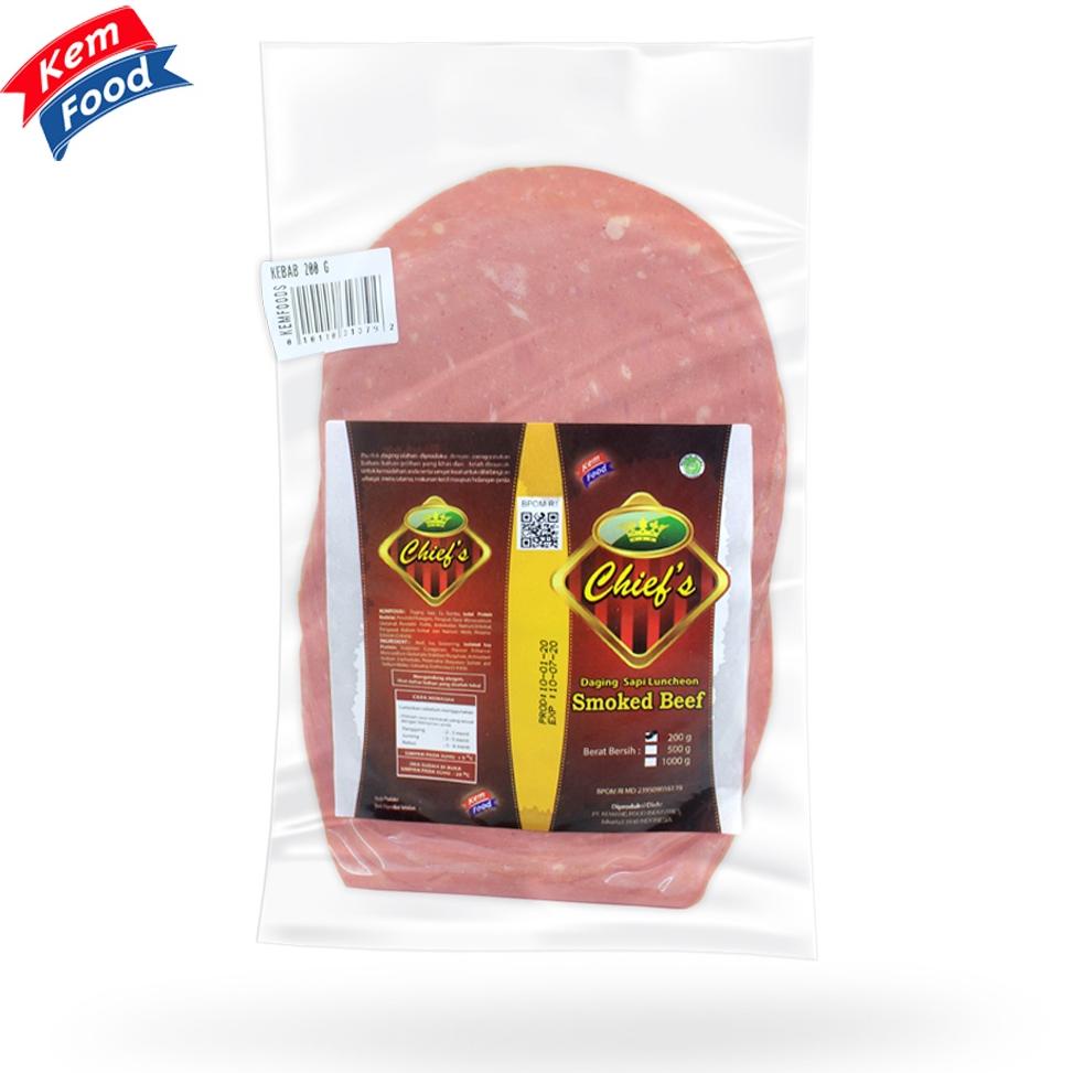 

[PRODUK GVLZY] Chief Daging Kebab Sapi Slice - 200gr MWB