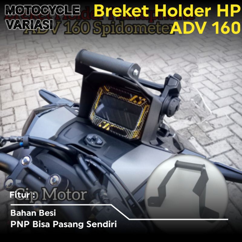 Breket Holder HP ADV 160 ADV 160 Di Depan Breket Dudukan HP ADV 160 ADV 150