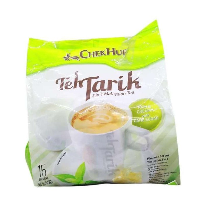 

Chek hup teh tarik 3in1 milk tea 15x40gr