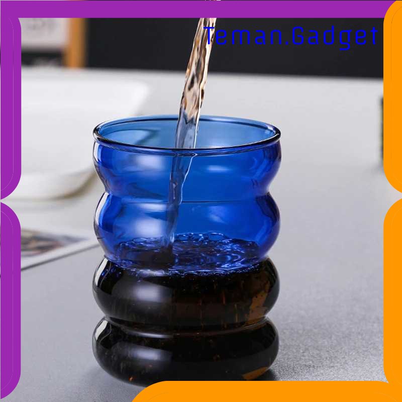TG - DPR Purplepure Gelas Cangkir Minuman Unik Borosilicate Glass - KT14