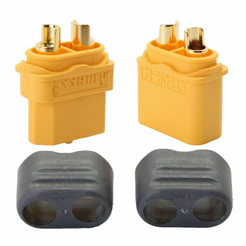1pcs Konektor Amass XT60H with cover for Lipo Baterai
