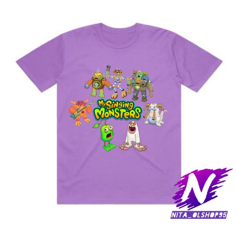 BAJU ANAK KAOS ANAK MY SINGING MONSTERS