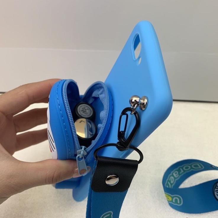 GRATIS ONGKIR REALME NARZO 20 PRO C1 C2 C11 C12 C15 C17 C25 C25S Case Boneka 4D Dompet Karakter + Ta