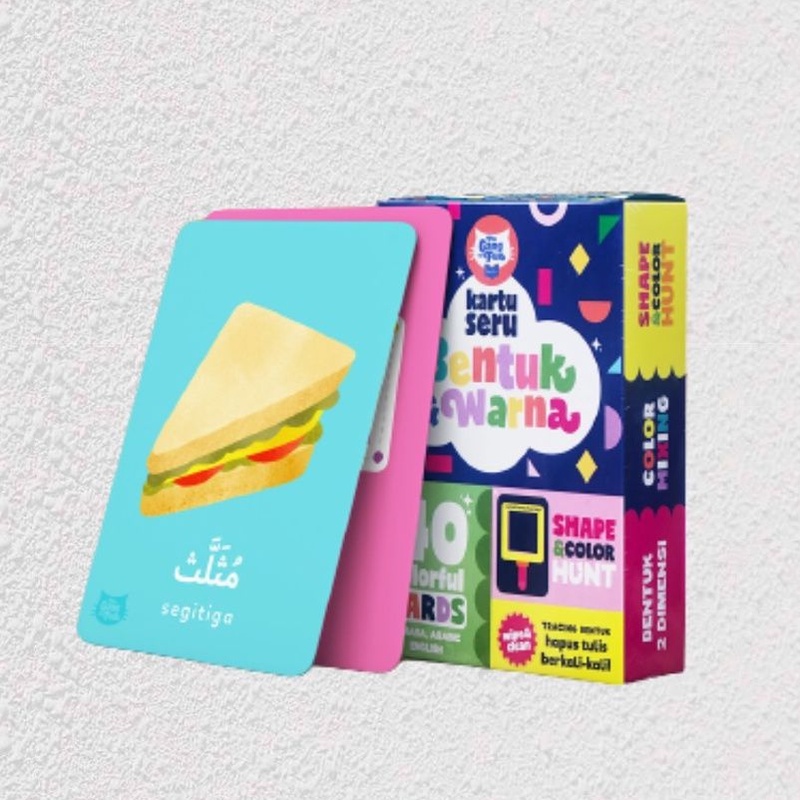 Flash Card -Bentuk dan Warna By TGOF