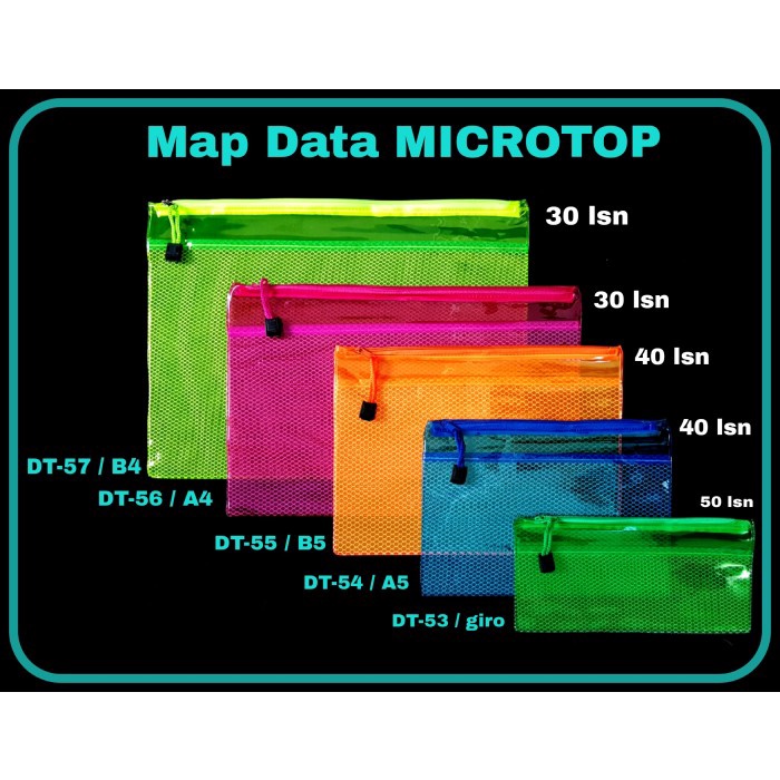 

PRO Map Data Amplop MICROTOP DT-57 / Map Data / Map Dokumen - bebas