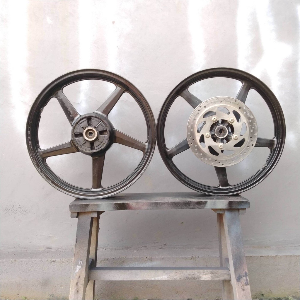 VELG RACING STANDAR VIXION OLD ORIGINAL BEKAS PELEK VELG RACING TROMOL VIXION LAMA SEKEN ORIGINAL