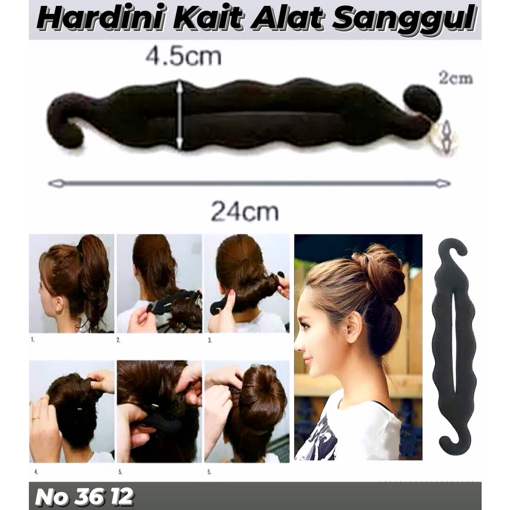 HARDINI KAIT ALAT SANGGUL - Cepol Rambut HairDini - Hairsponge- Hairbun - Hairlock Ikat Rambut Donat Kekinian Korea Style