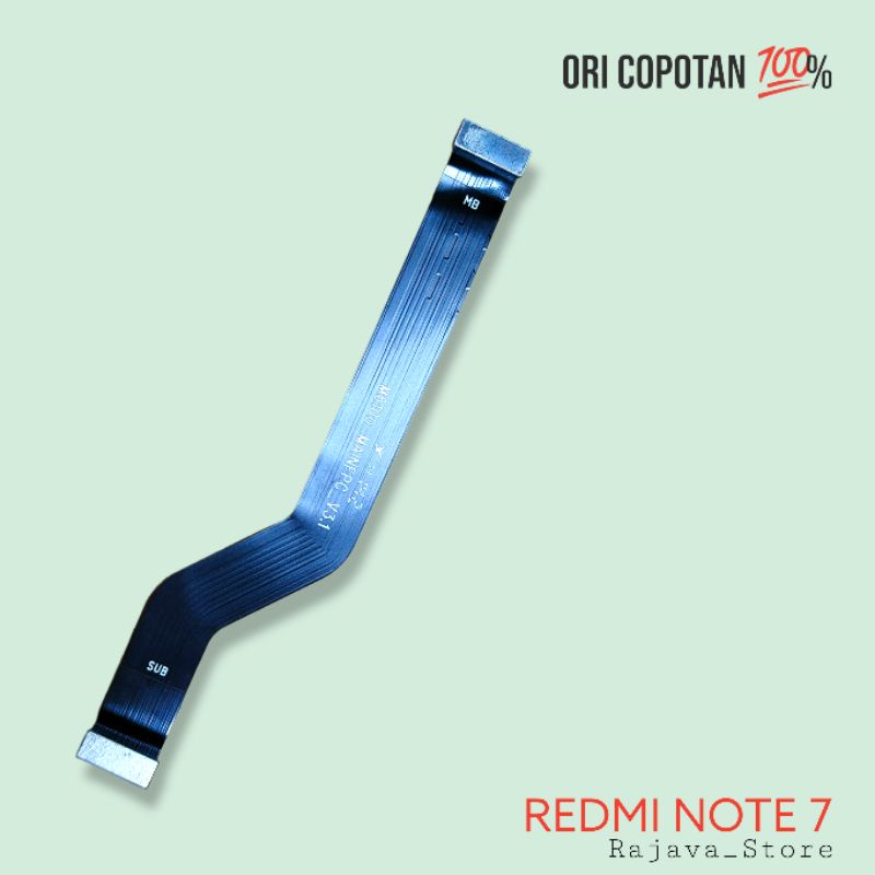 Fleksibel fleksible penghubung mesin UI board redmi note 7 ori original cabutan copotan asli normal 