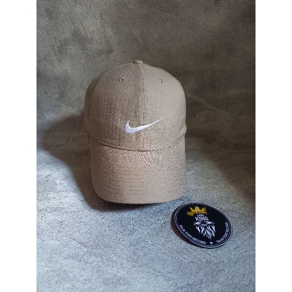Topi second original nike light brown