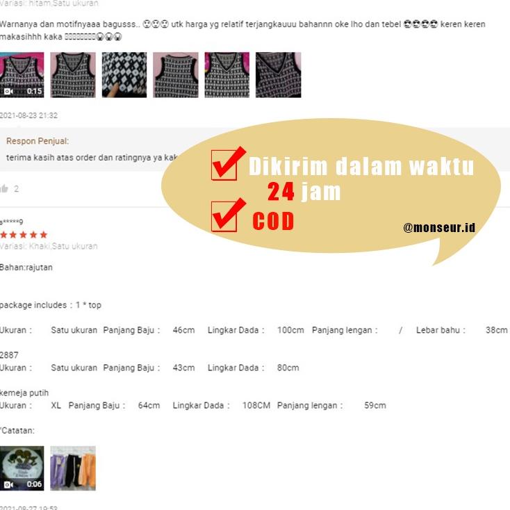 Hot Sale Korea Tanpa lengan longgar v-neck Rompi kisi sweater rajutan rompi
