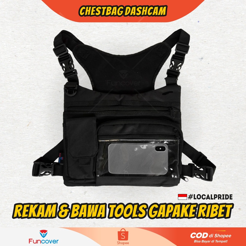 Chestbag Tas Dada Tactical Record Candid Camera Gadget Motor Funcover