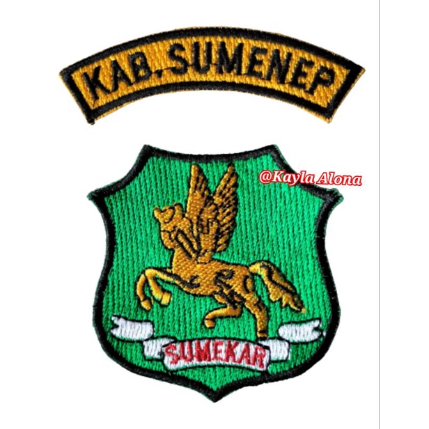 BET / BADGE BORDIR DINAS &quot; KAB.SUMENEP &quot;