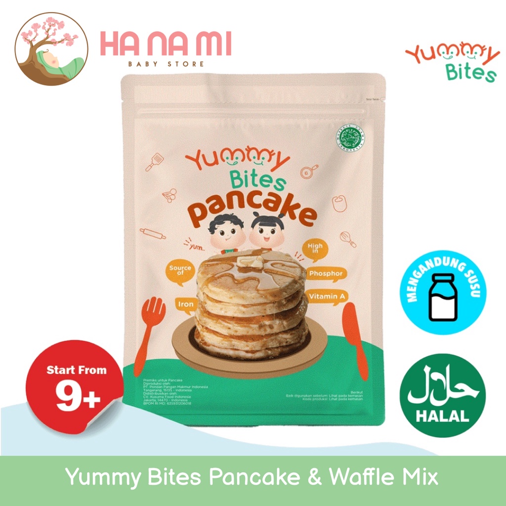 Yummy Bites Pancake &amp; Waffle Mix 130gr 9m+