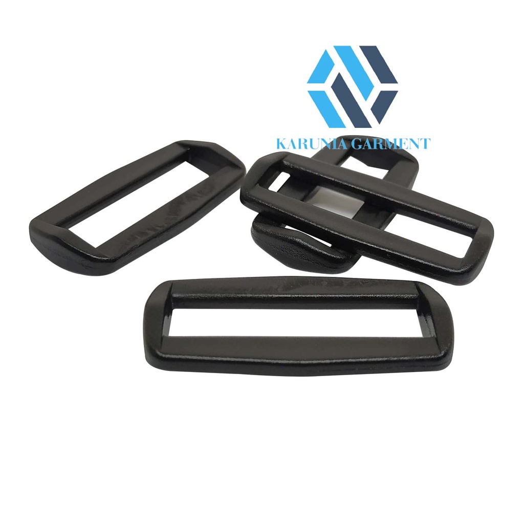 RING KOTAK TAS 3.8 CM PENGAIT CANTELAN TALI WEBBING BAHAN PLASTIK ASETAL SATUAN