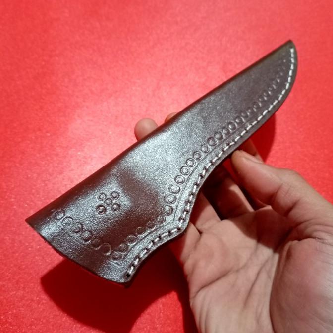 Sarung Pisau Kulit Asli Tramontina Boning Lurus 5 Inch / Sarung Kulit