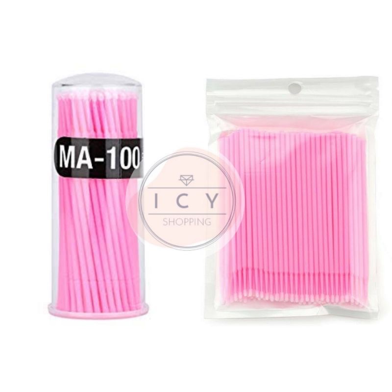 Microbrush for eyelash extension bulu mata 100pcs tanam bulu mata sambung bulu mata TERMURAH