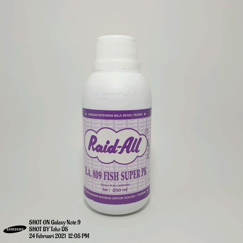 Super PK Fish 250ml - Obat Ikan Jamuran Ekor Jamuran Badan Ikan Coak Luka