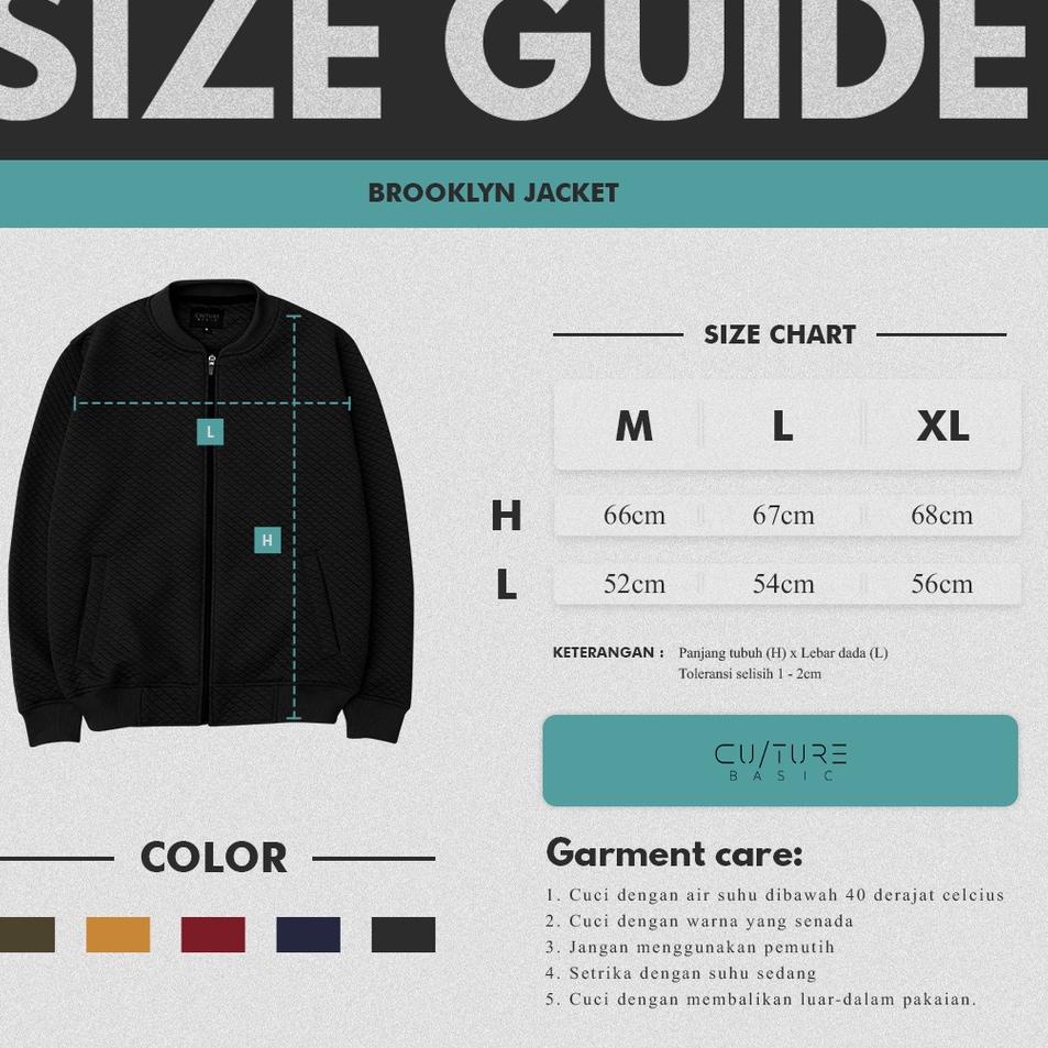Menarik CULTURE BASIC | JAKET BROOKLYN HITAM