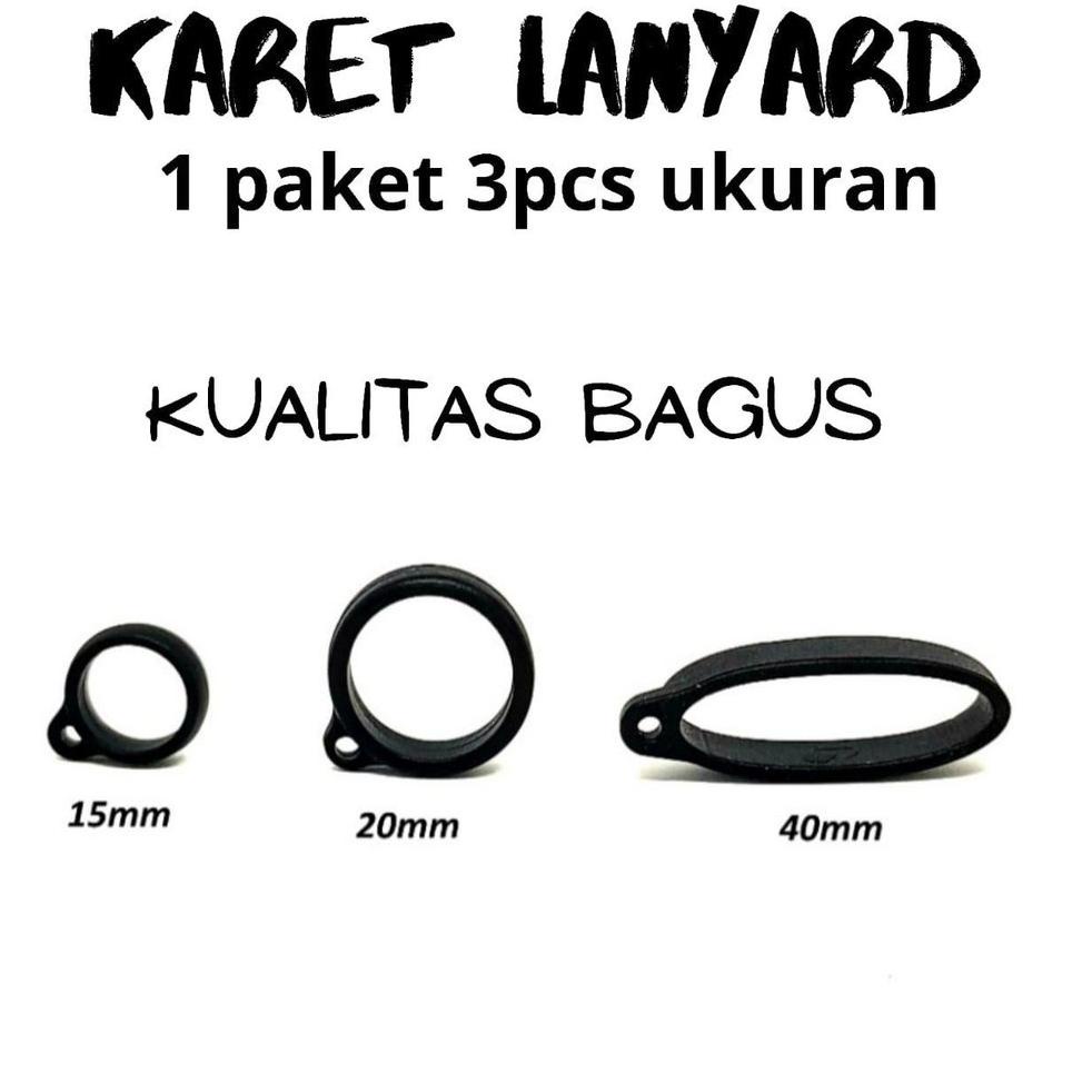 

➪ KARET LANYARD 3 UKURAN O RING (3PCS) ヤ