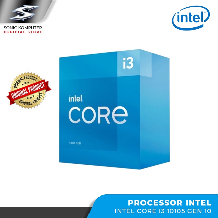 Processor Intel Core i3 10105 Box Soket LGA 1200 Up To 4.4GHz