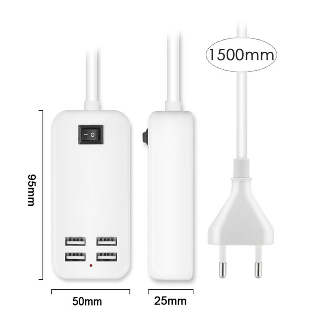【LIPI】 Adaptor Charger USB 6 port 30 Watt for all type usb cable