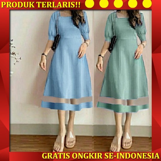 Baju Pesta Wanita Muslim Mewah Party Dress Kondangan Wedding Dress Cewek Terbaru Non Hijab Kekinian 