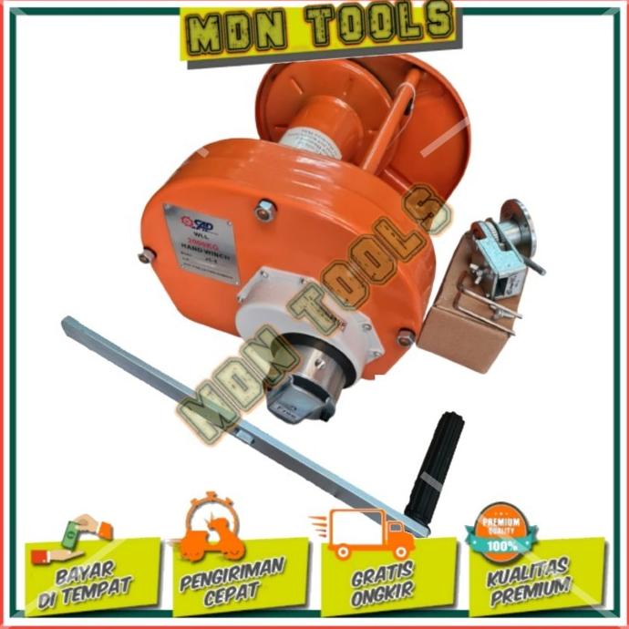 

Mesin katrol manual 3000kg hand winch 3 ton