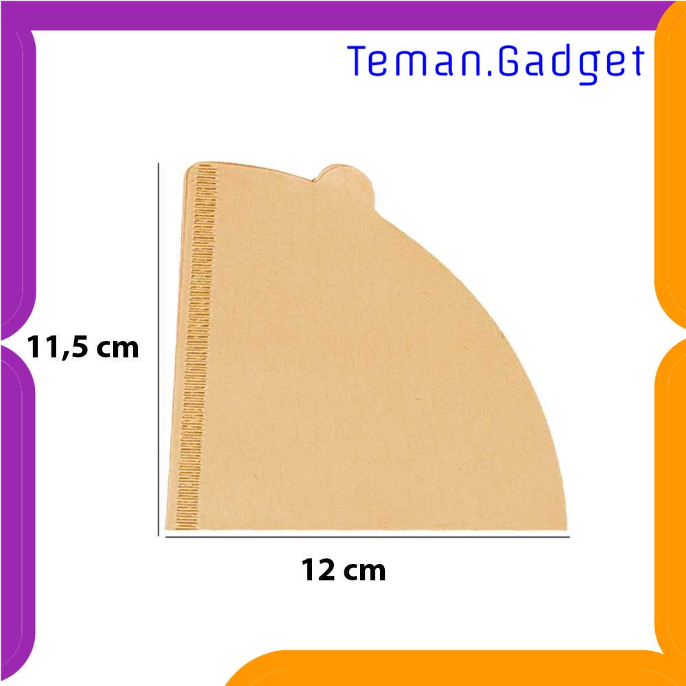 TG - DPR OOTDTY Kertas Filter Saringan Kopi V02 Drip 2-4 Serving 100PCS - YA1132