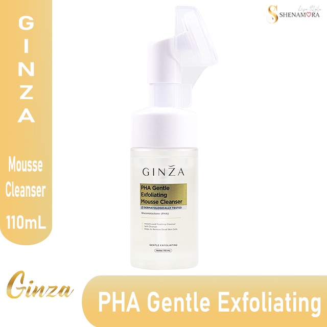 Ginza Mousse Cleanser PHA Gentle Exfoliating 110ml | GOLD