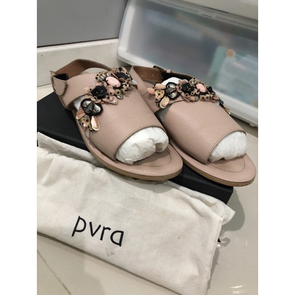 PRELOVED PVRA CREVVA HEELS NUDE sz 40