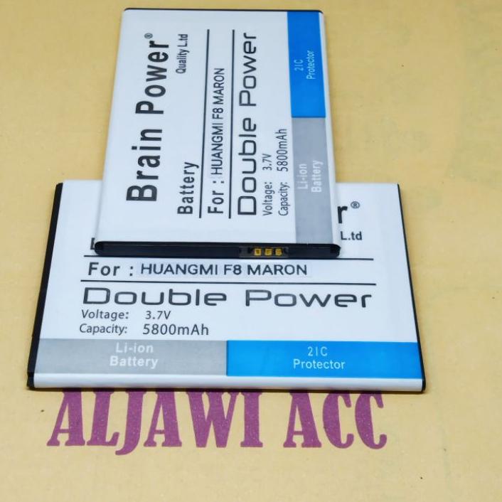 Baru Baterai Bt Batre Battery Huangmi F8 Maron HUANGMI F8 MARON F8 Marun Double Power Battery