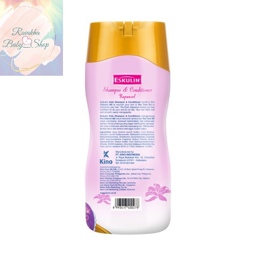 Eskulin Kids Shampoo &amp; Conditioner Rapunzel 200ml