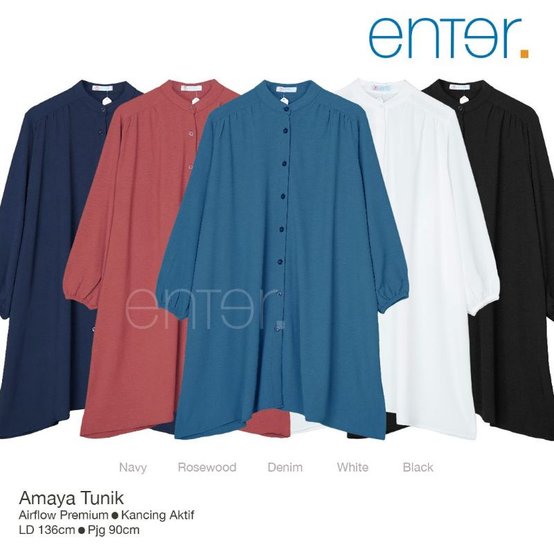 AMAYA TUNIK JUMBO ORI ENTER | Atasan Tunik Airflow Ld 136