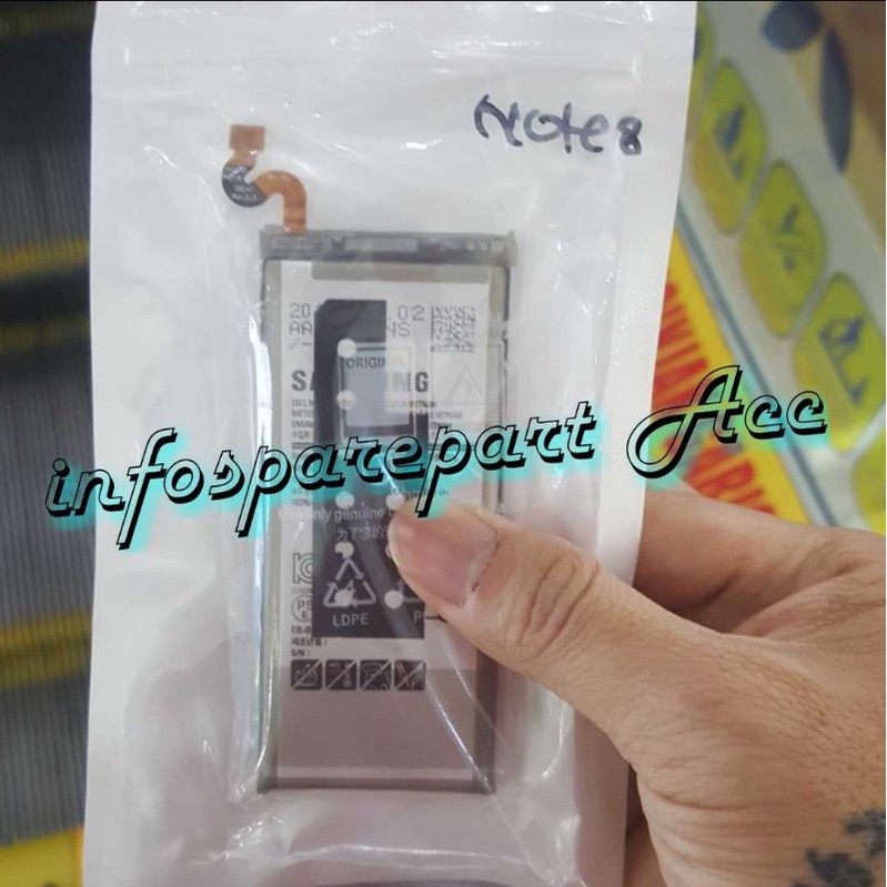 battery - baterai samsung note 8