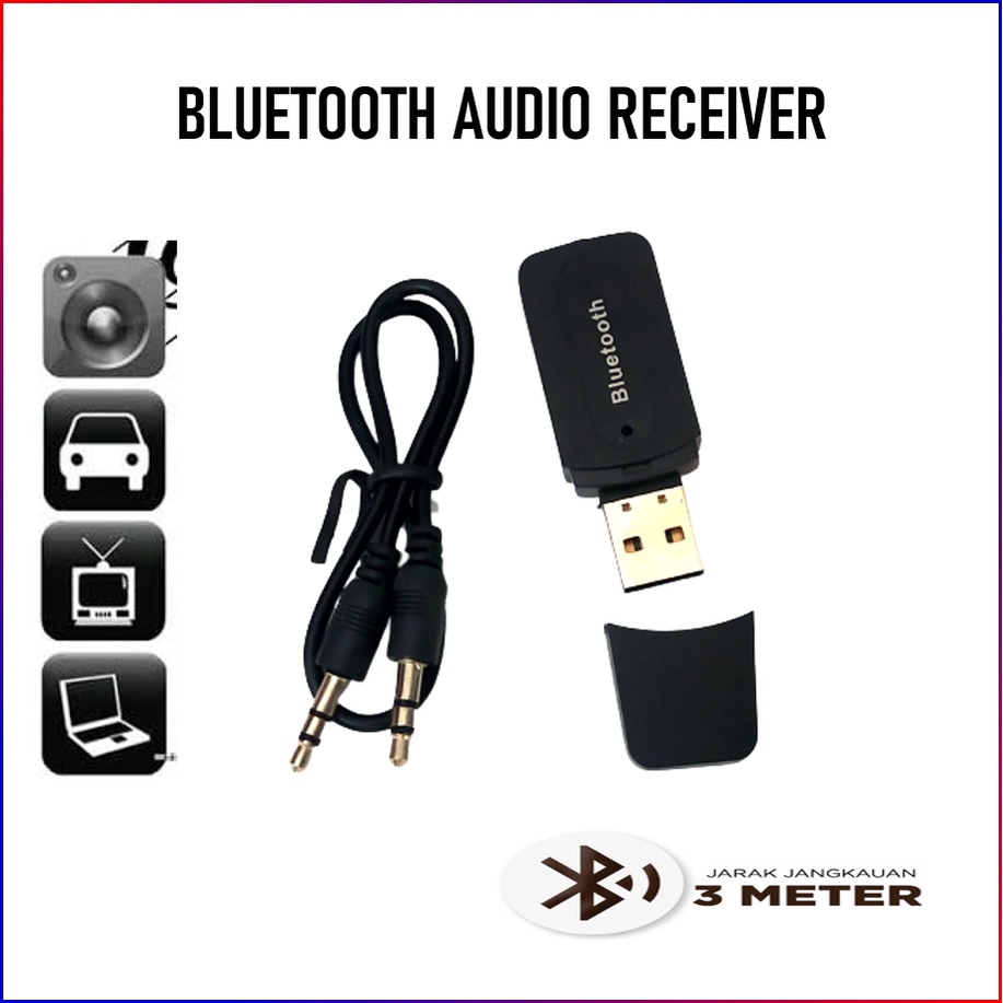 BLUETOOTH AUDIO MOBIL KONEKSI JACK AUDIO KE BLUETOOTH