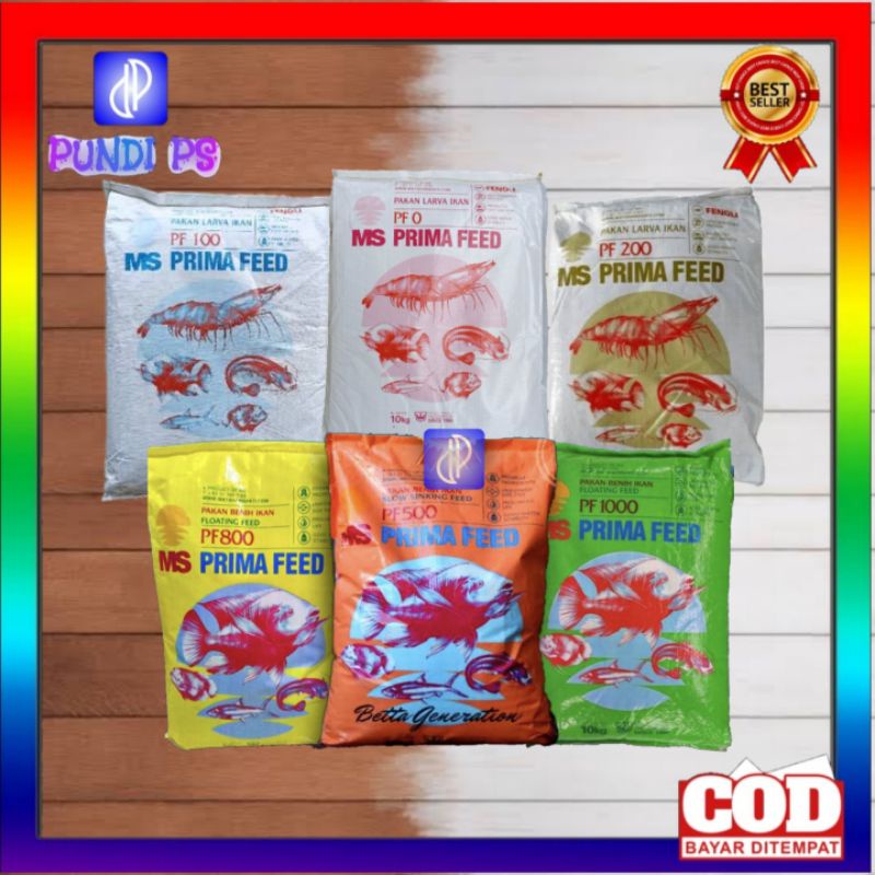 PF0 PF100 PF128 PF200 PF500 PF800 PF1000 kemasan 1 kg pelet benih ikan