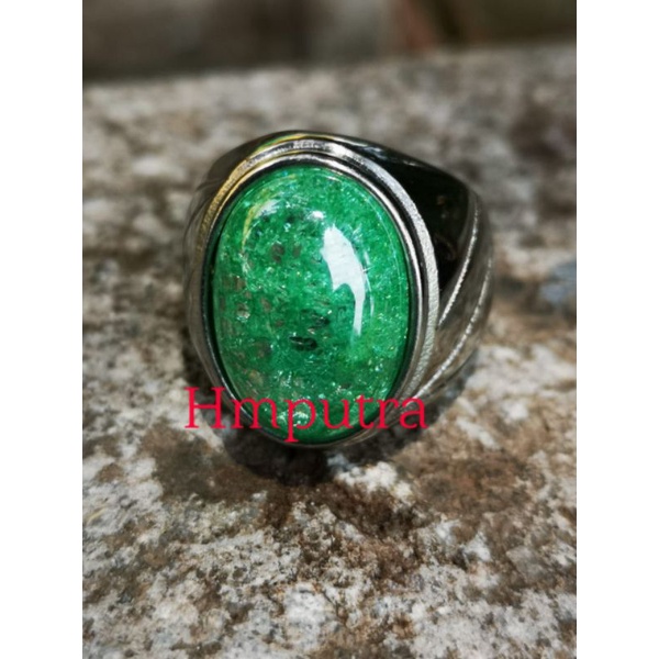 BATU PERMATA PECAH SERIBU RASA JAMRUD COLOMBIA ASLI BANGKOK ORIGINAL