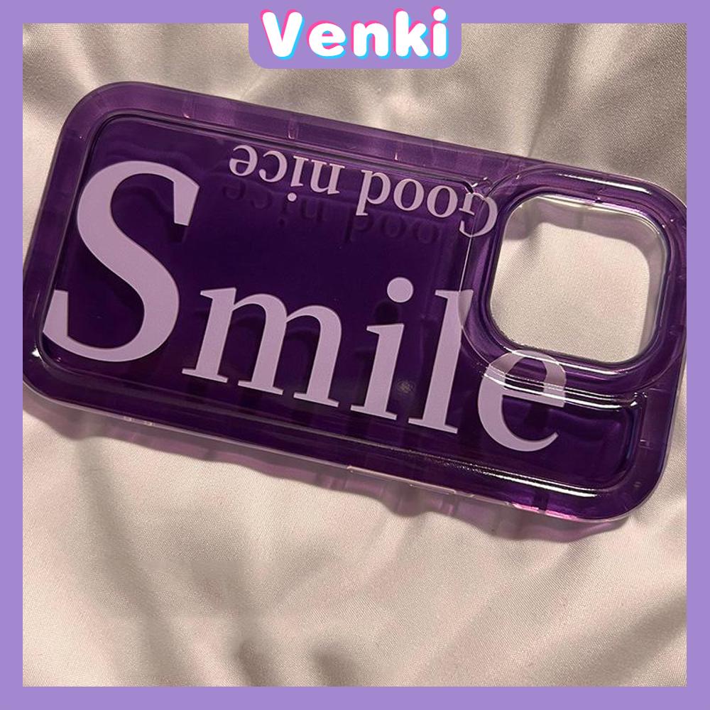 Case For iPhone 14 Pro Max TPU Soft Jelly Airbag Case Purple Smile Case Camera Protection Shockproof For iPhone 14 13 12 11 Plus Pro Max 7 Plus X XR